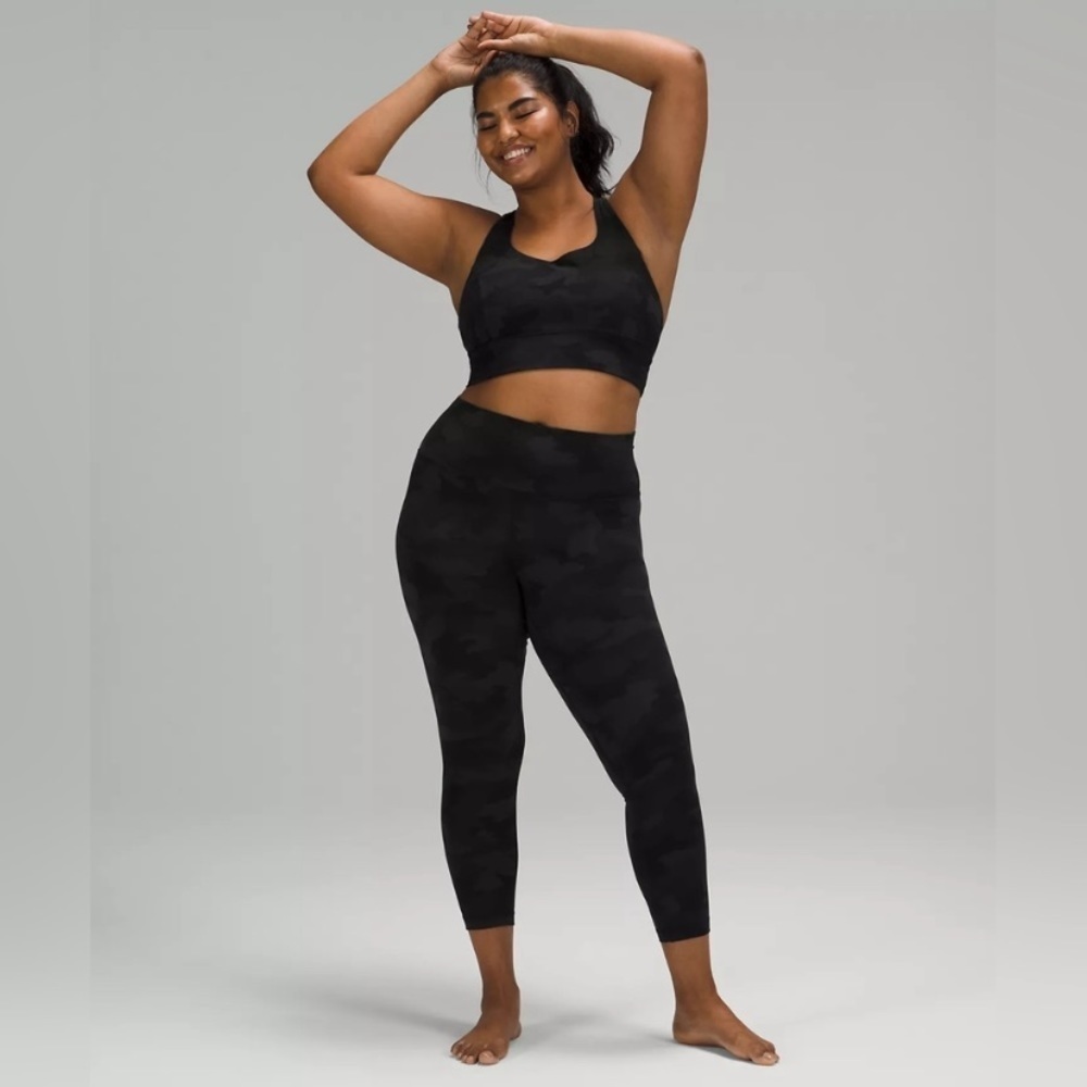 LULULEMON 2020 Wunder Train High-Rise Tight 25" Heritage 365 Camo Deep Coal